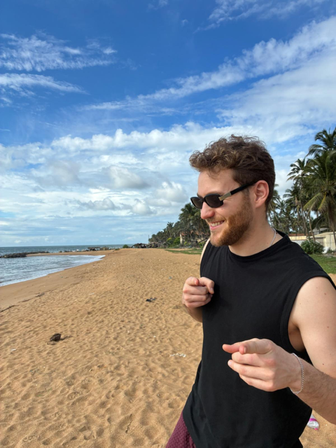 Porträt am Strand